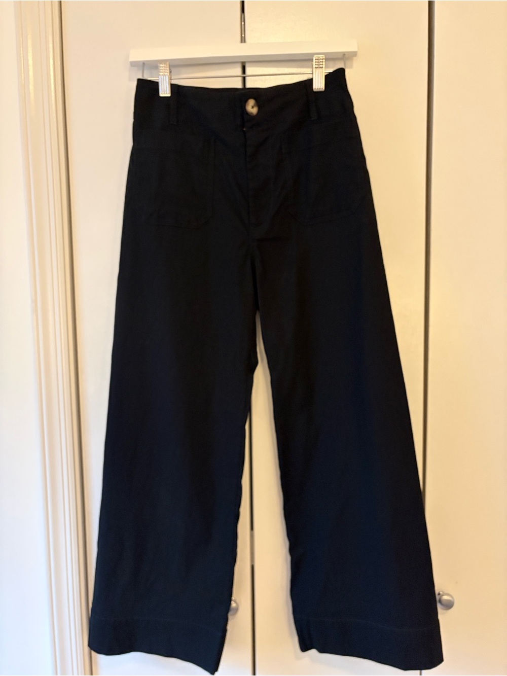 Anthropologie Maeve the Colette Black Crop Pants 26 - Picture 3 of 4